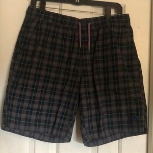 Plaid shorts